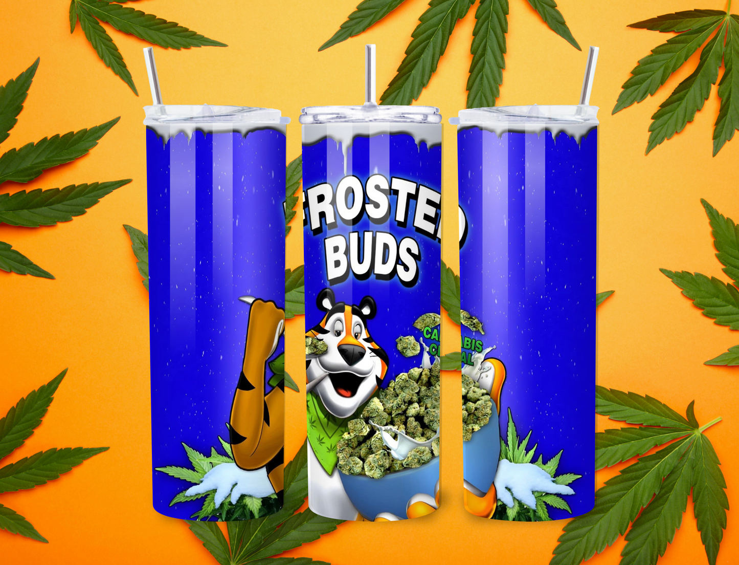 Frosted Buds Tumbler