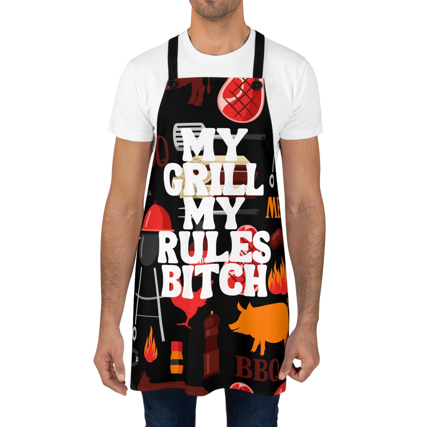 My Grill My Rules Apron