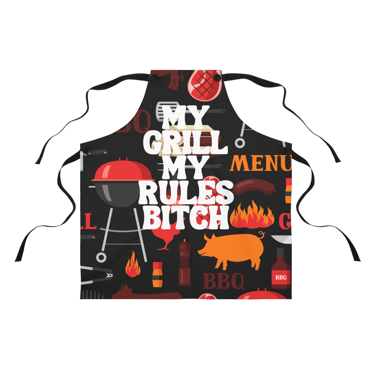 My Grill My Rules Apron