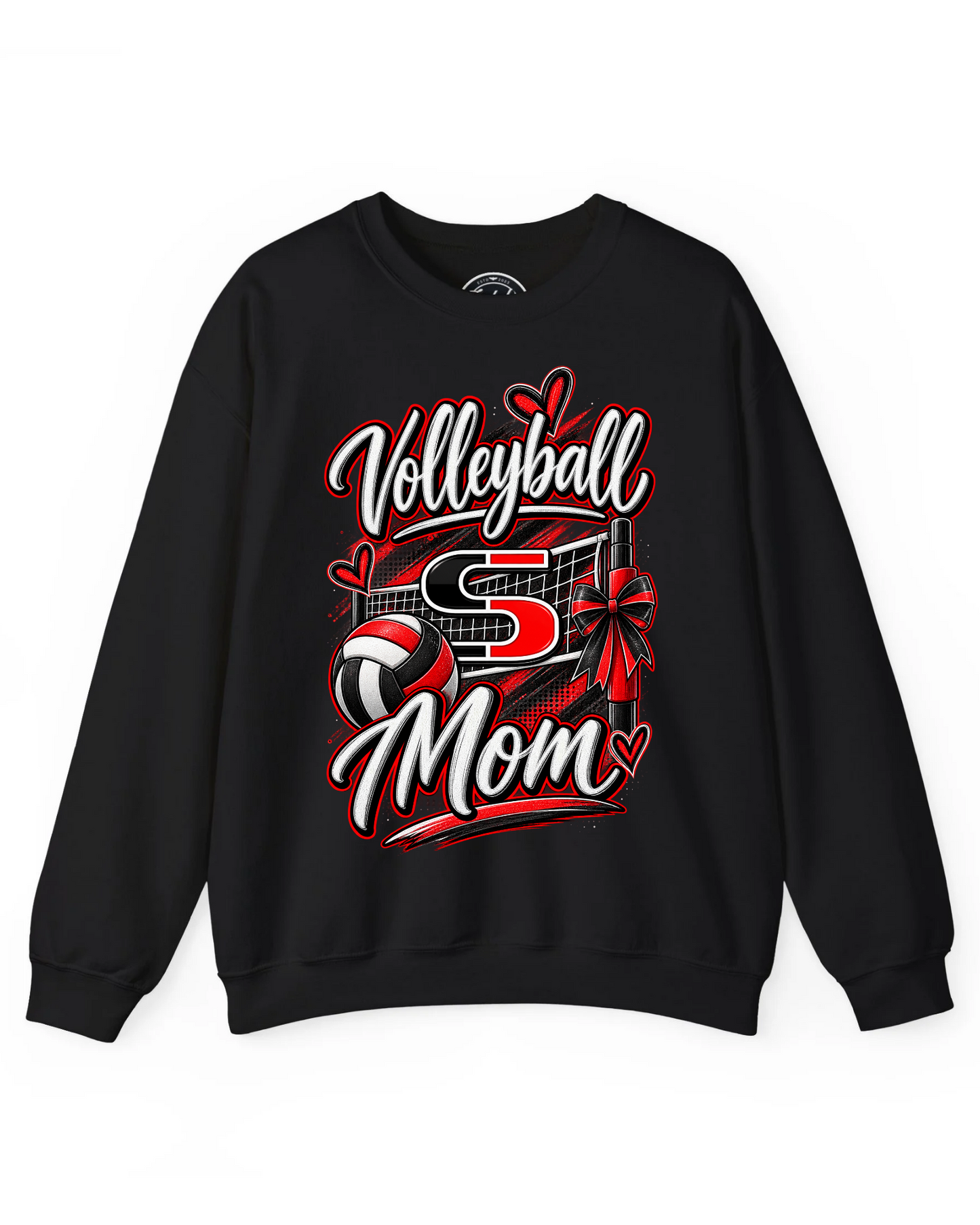 Sunnyside Volleyball Mom Crewneck Sweater