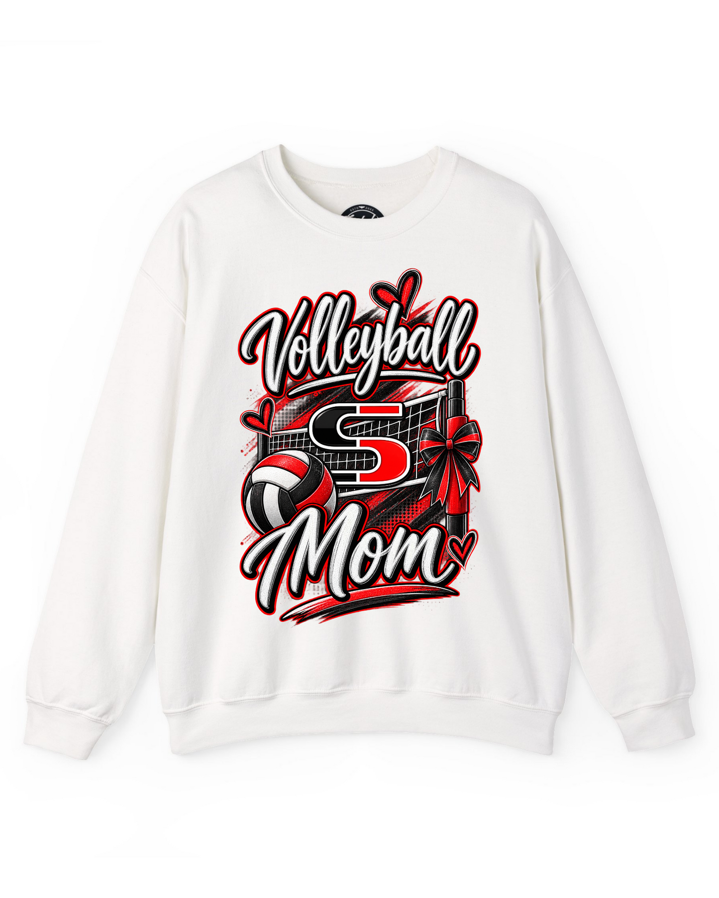 Sunnyside Volleyball Mom Crewneck Sweater