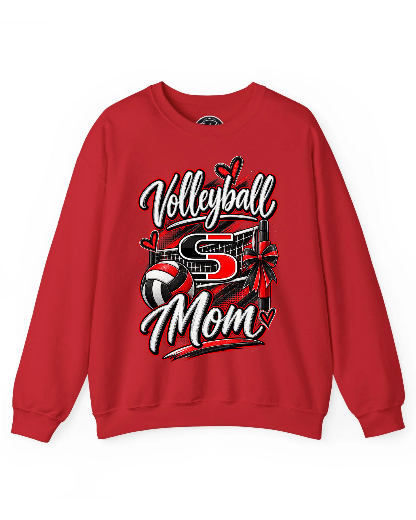 Sunnyside Volleyball Mom Crewneck Sweater