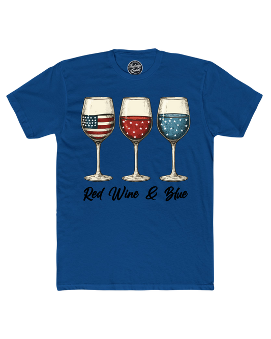 Red Wine and Blue Tee
