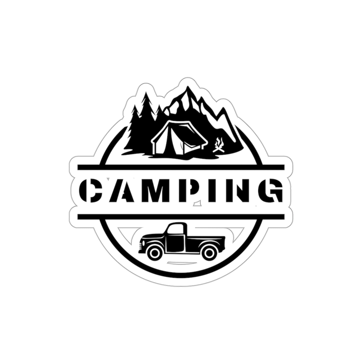 Camping Sticker