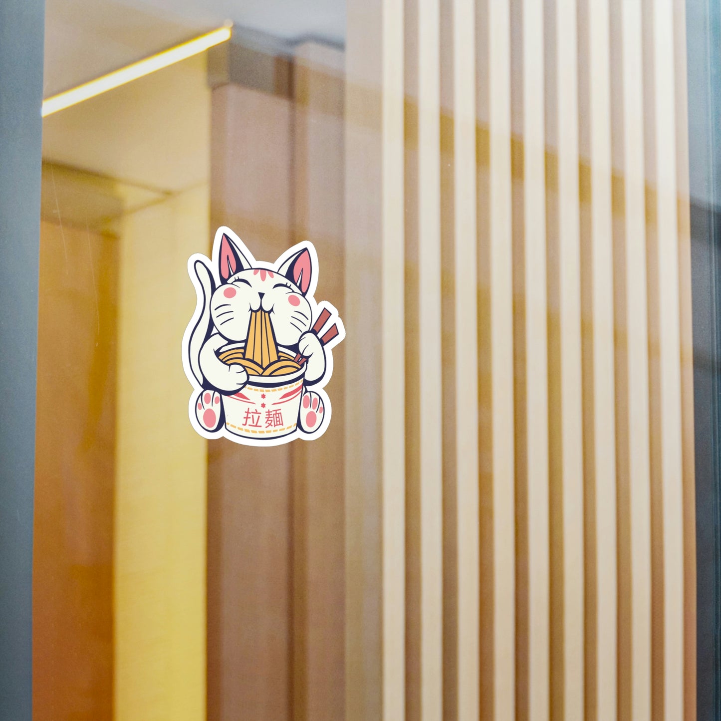 Ramen Cat Decal