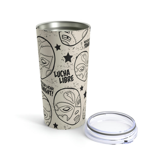 20oz Lucha Mask Tumbler