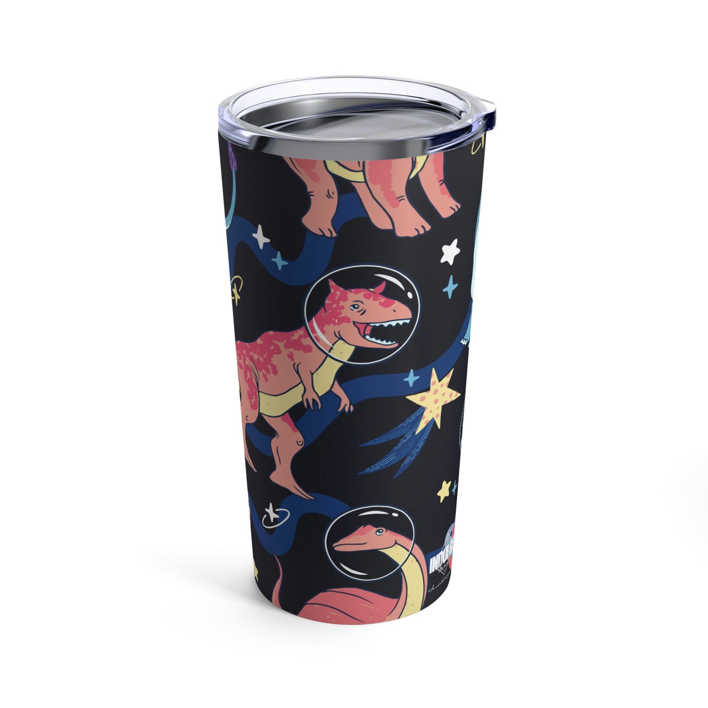 20oz Dinosaurs In Space Tumbler