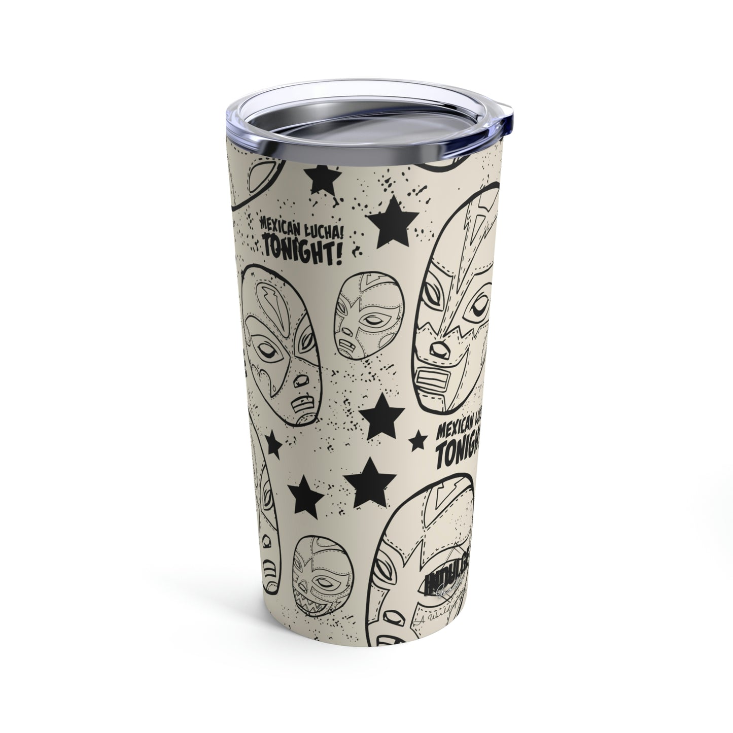 20oz Lucha Mask Tumbler