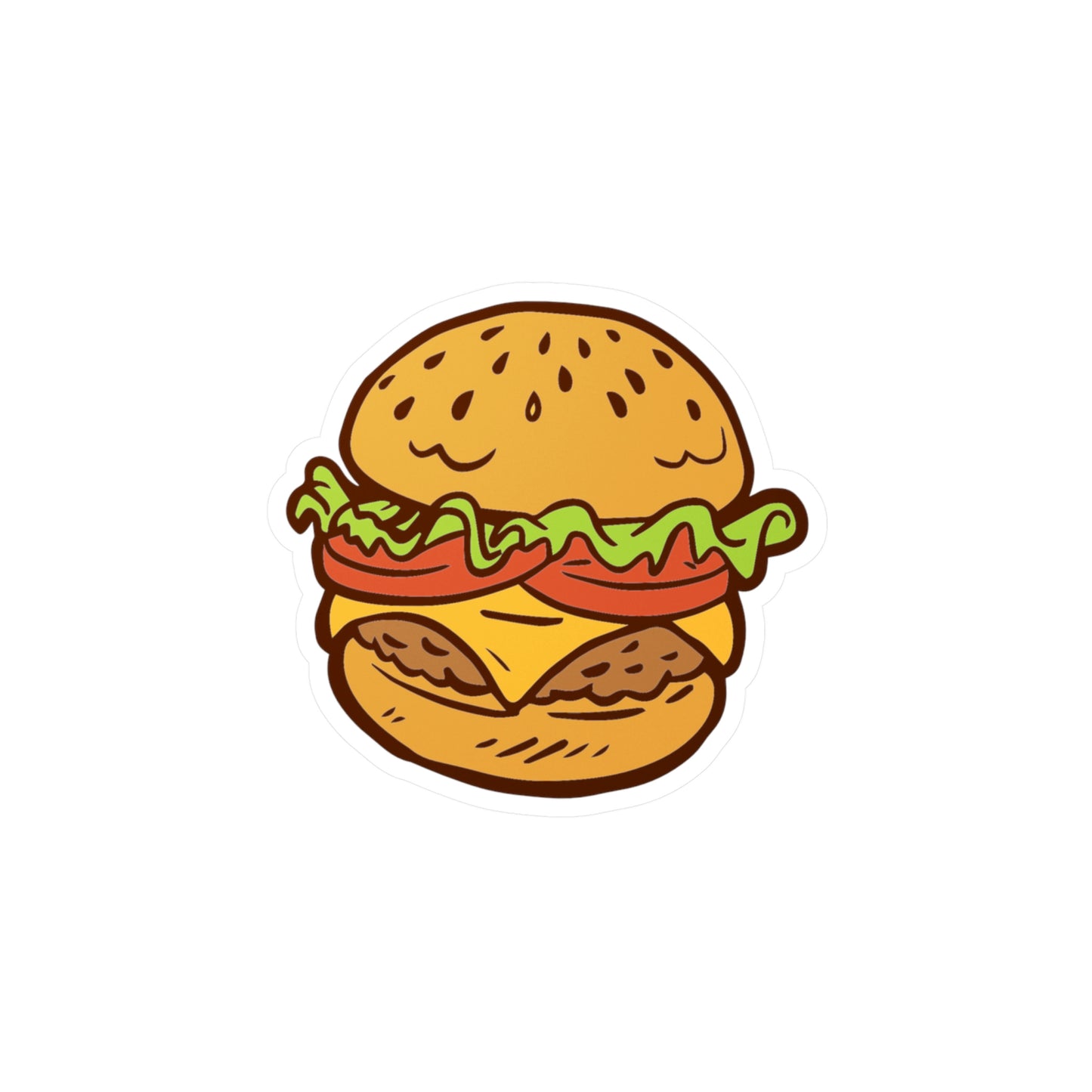 Burger Decal