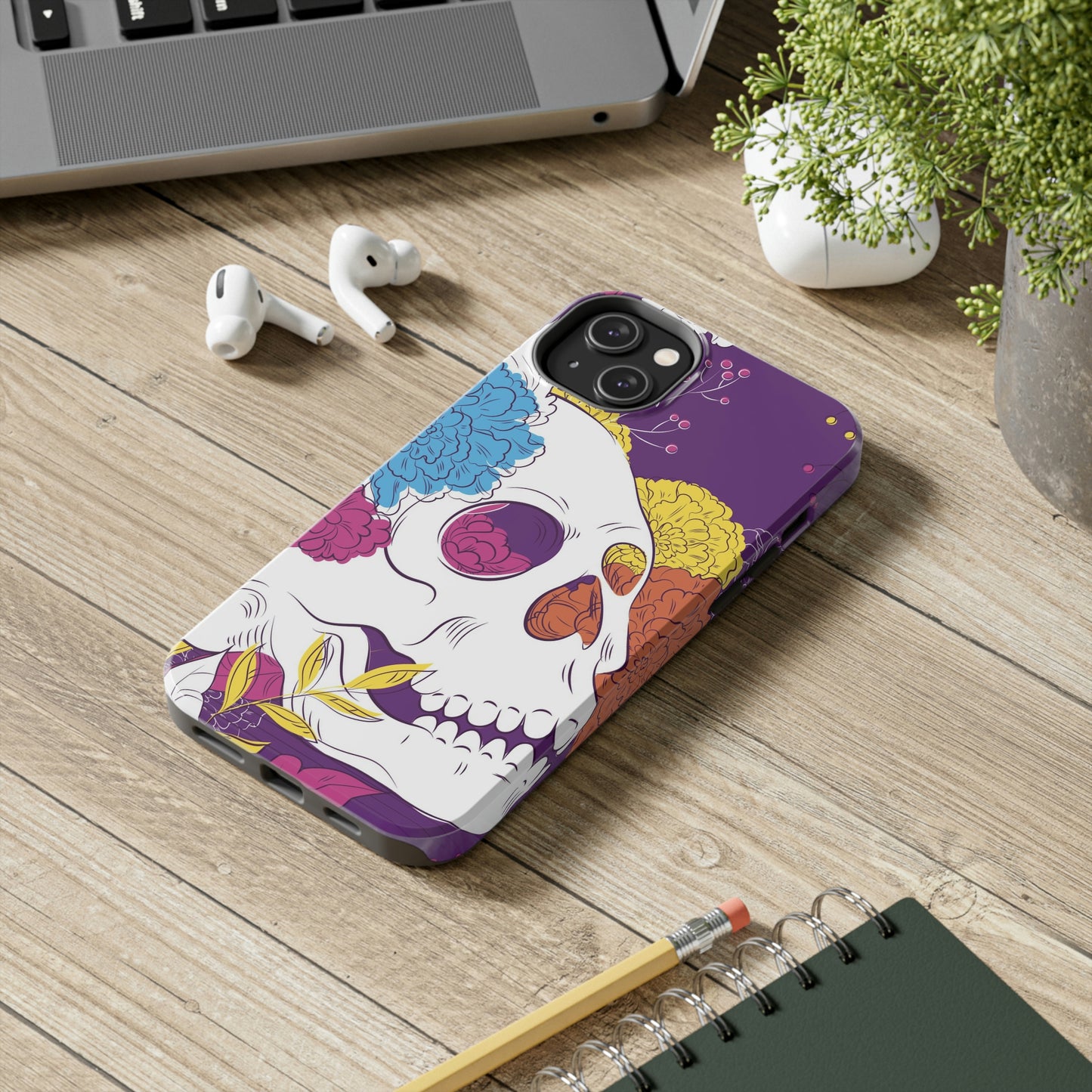 Flowers & Skulls Case v.1