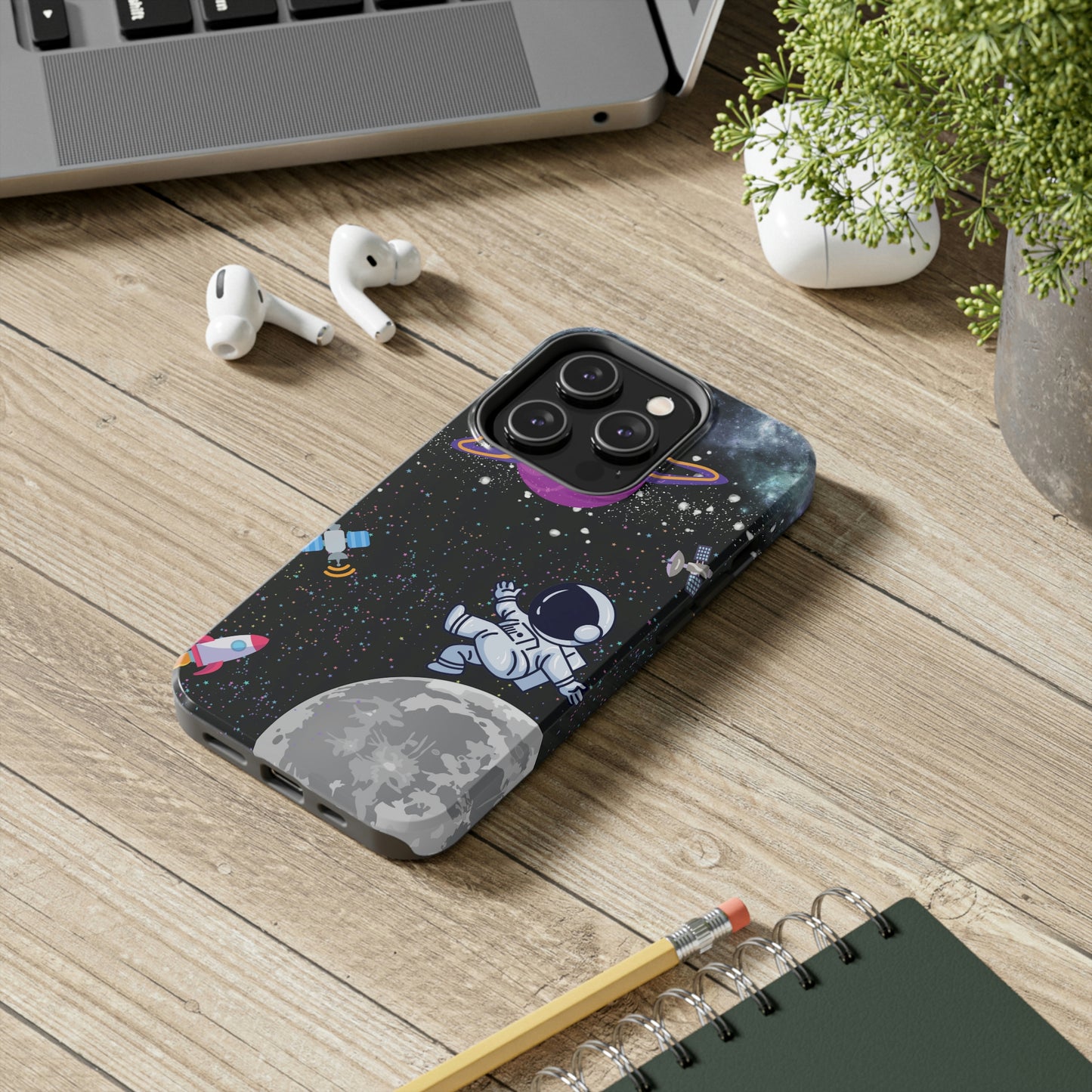 Black Modern Space Case