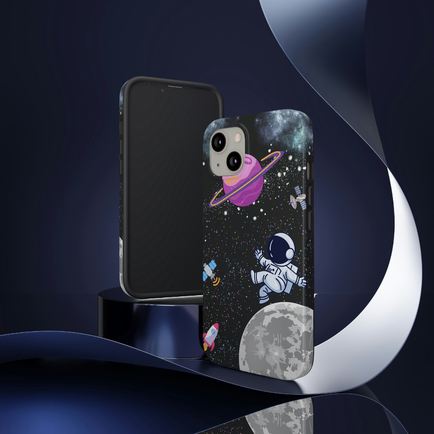 Black Modern Space Case