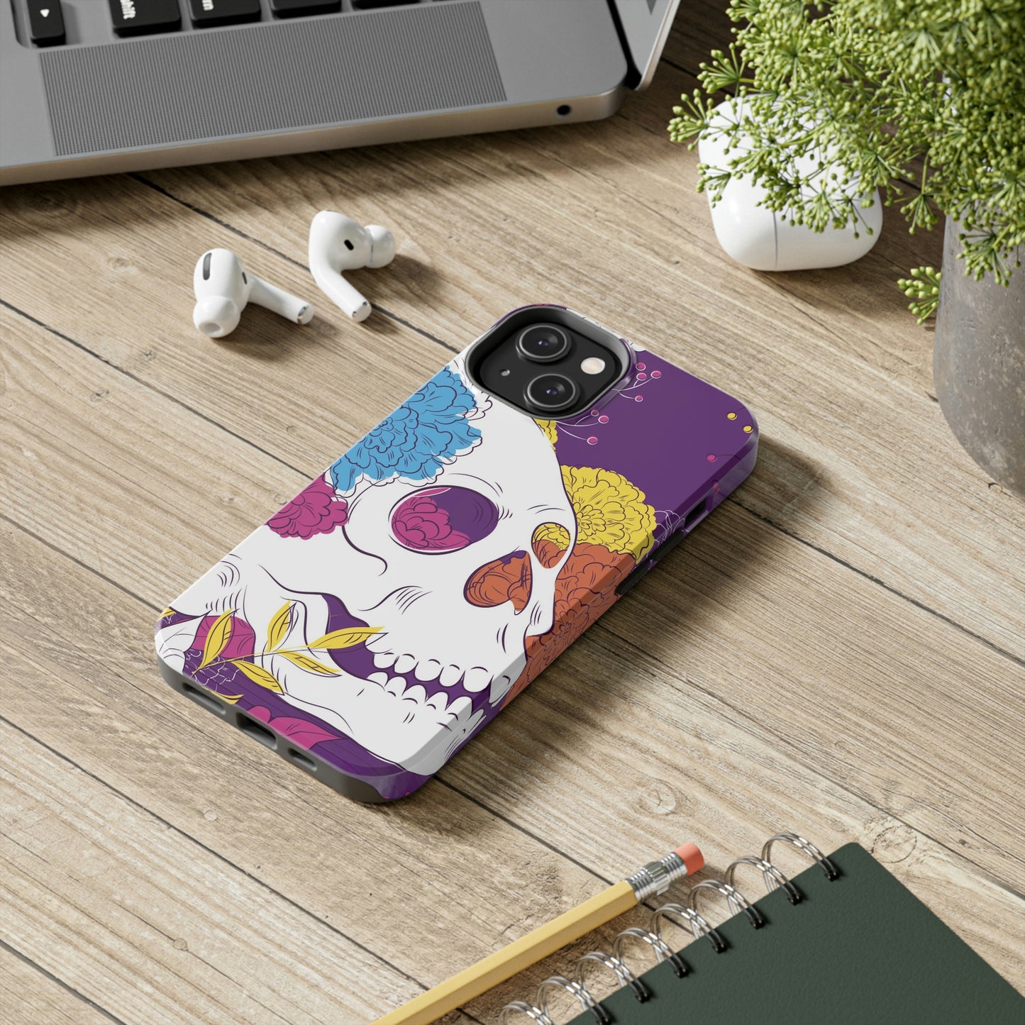 Flowers & Skulls Case v.1