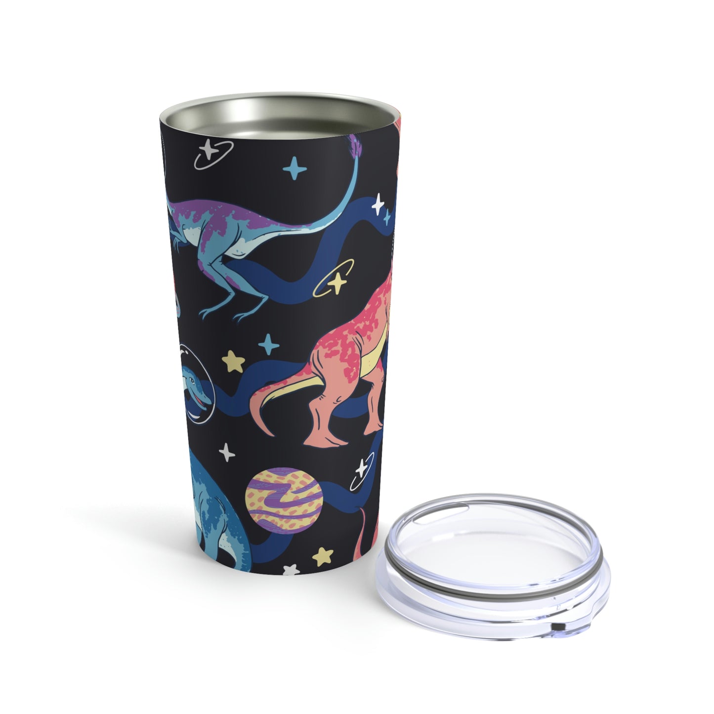 20oz Dinosaurs In Space Tumbler