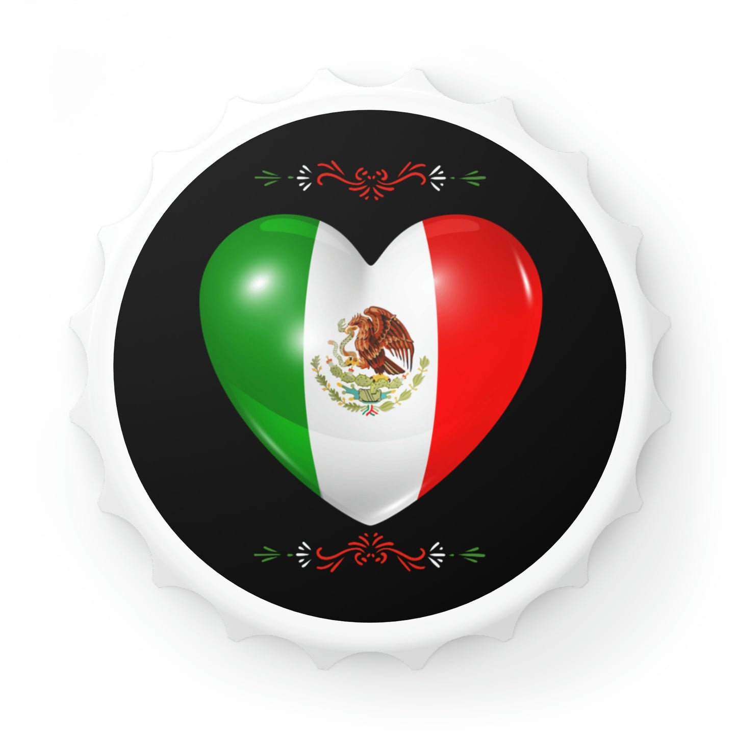 Heart of Mexico Bottle Opener