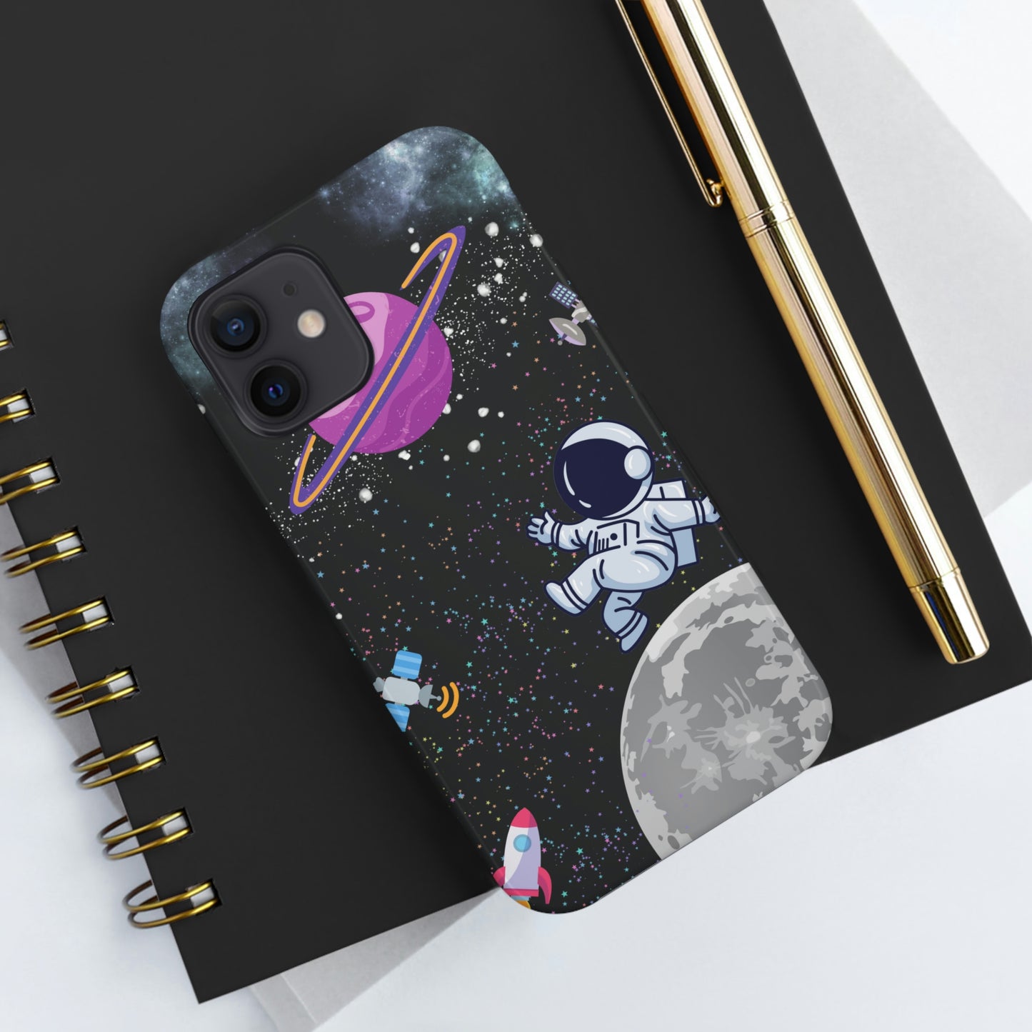 Black Modern Space Case