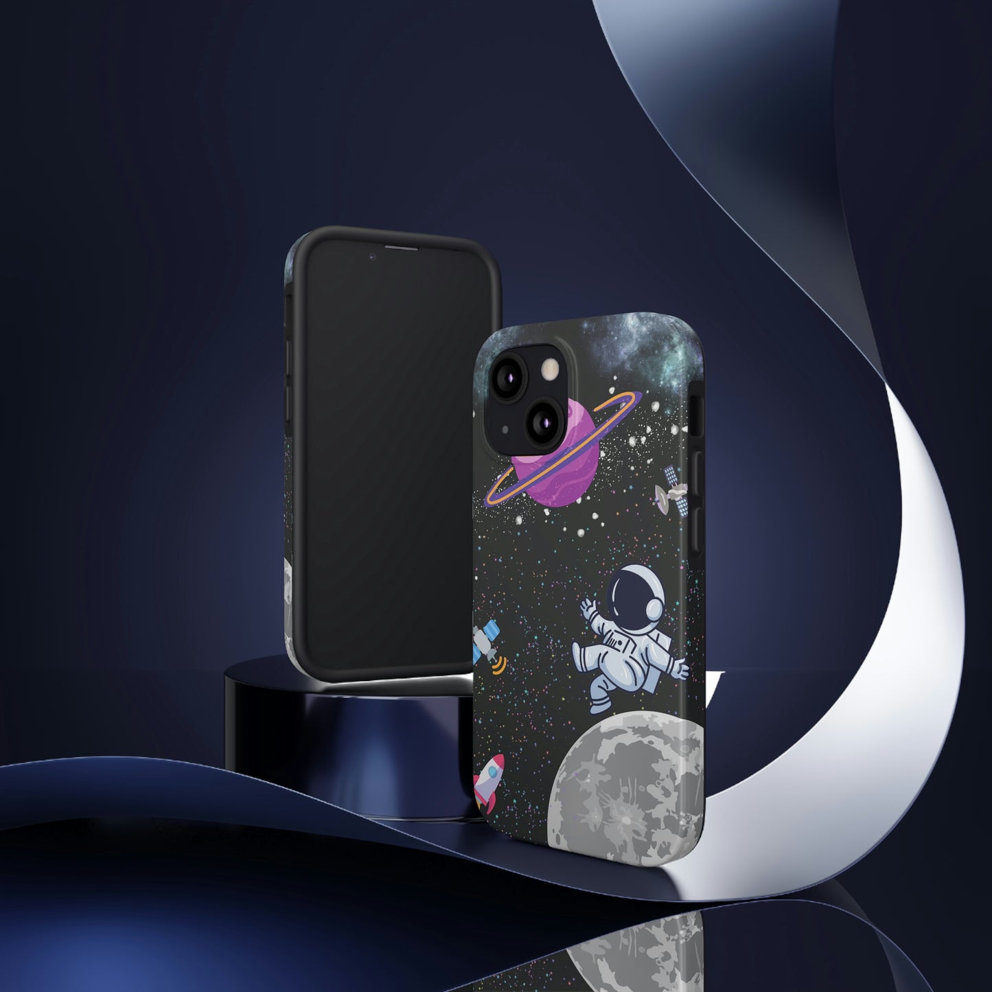 Black Modern Space Case