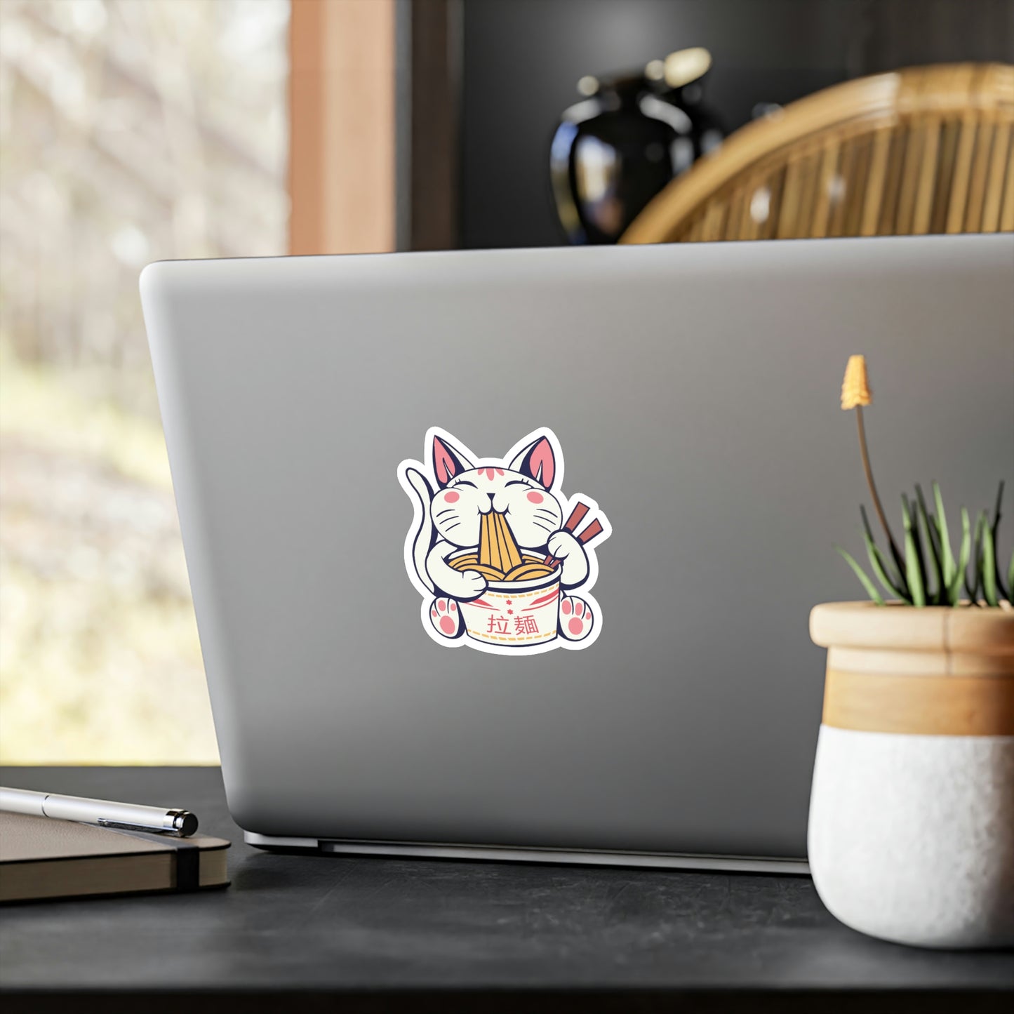 Ramen Cat Decal