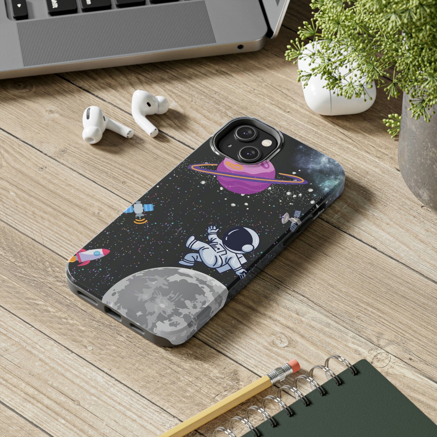 Black Modern Space Case