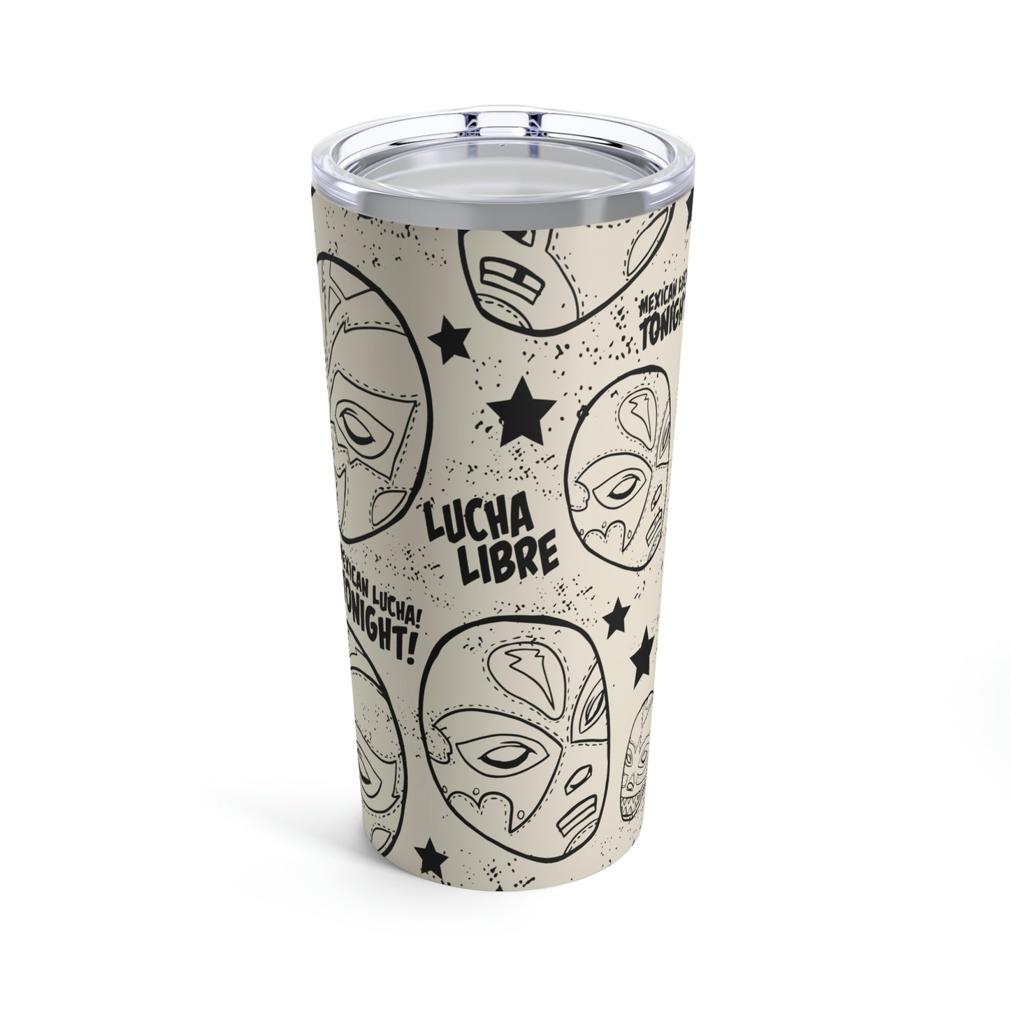 20oz Lucha Mask Tumbler