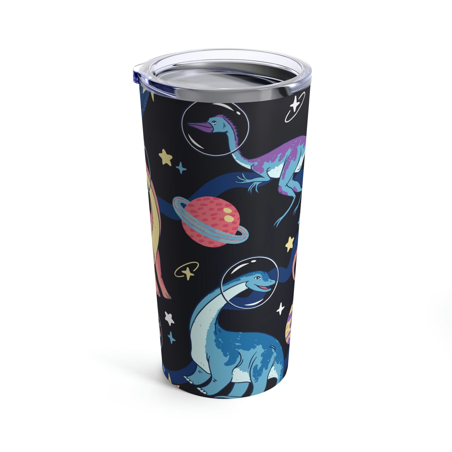 20oz Dinosaurs In Space Tumbler