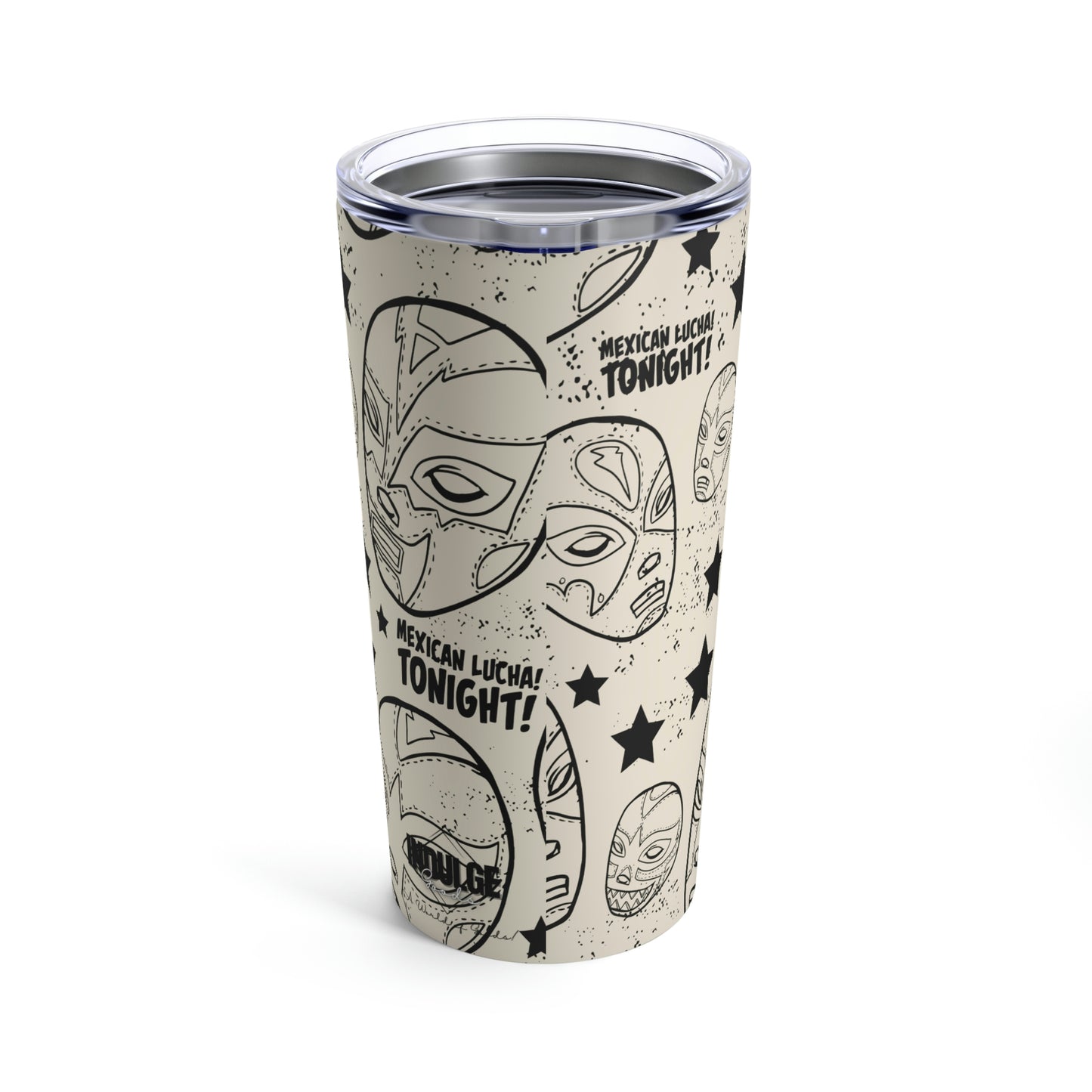 20oz Lucha Mask Tumbler