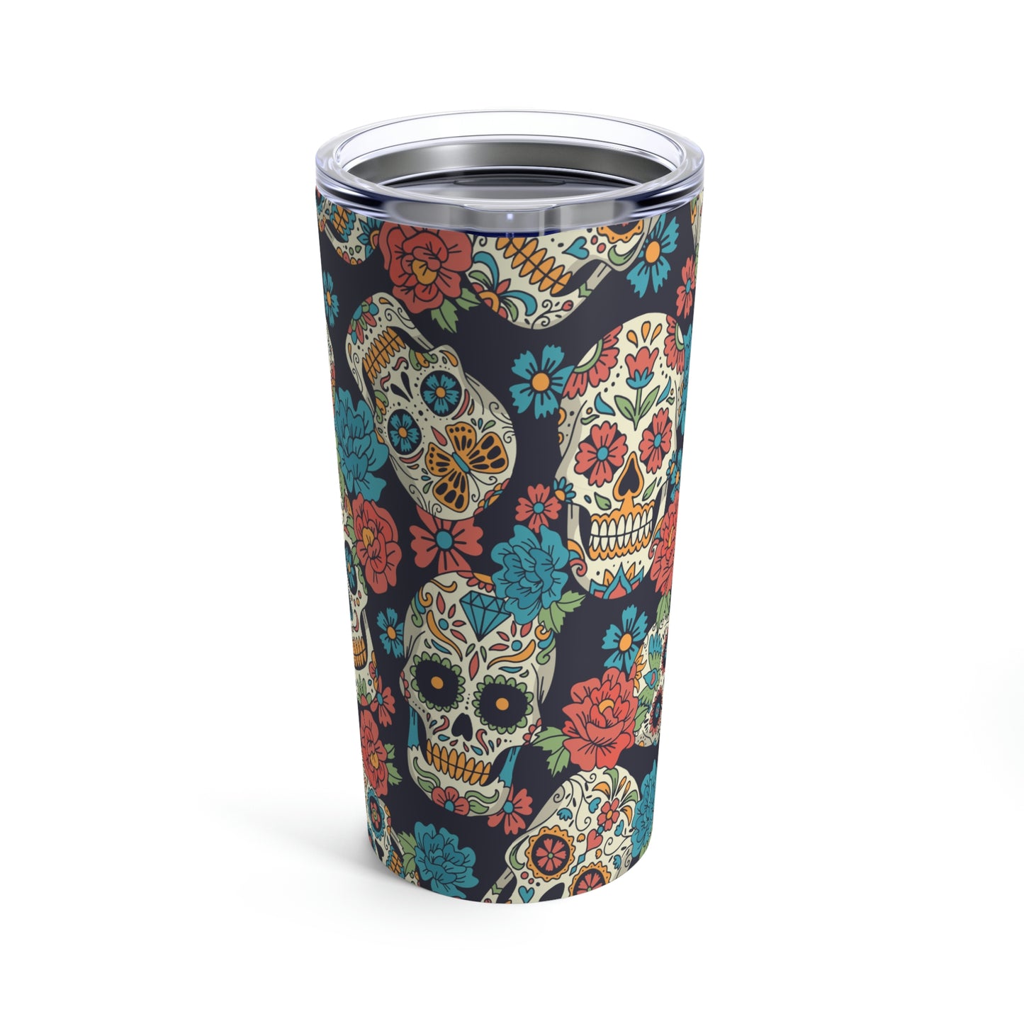 20oz Sugar Skull Tumbler