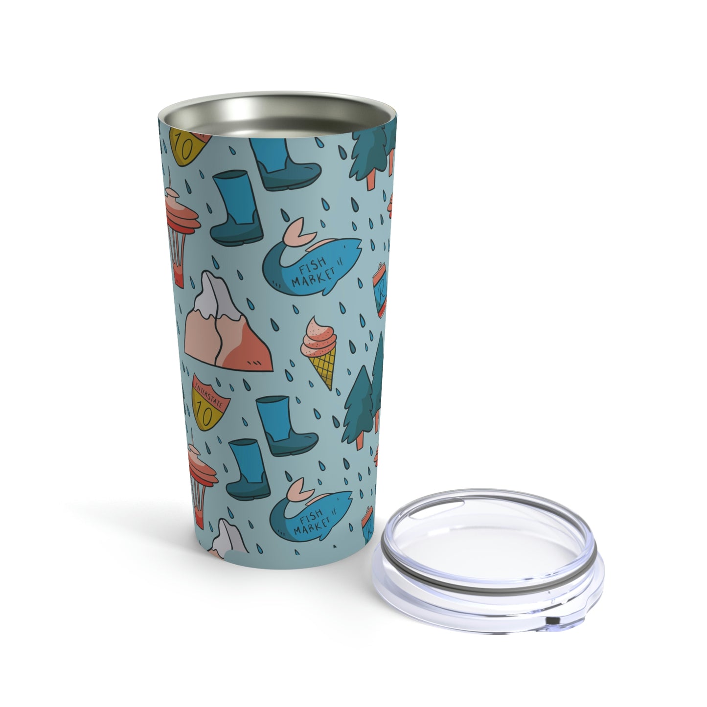 20oz Seattle Landmarks Tumbler