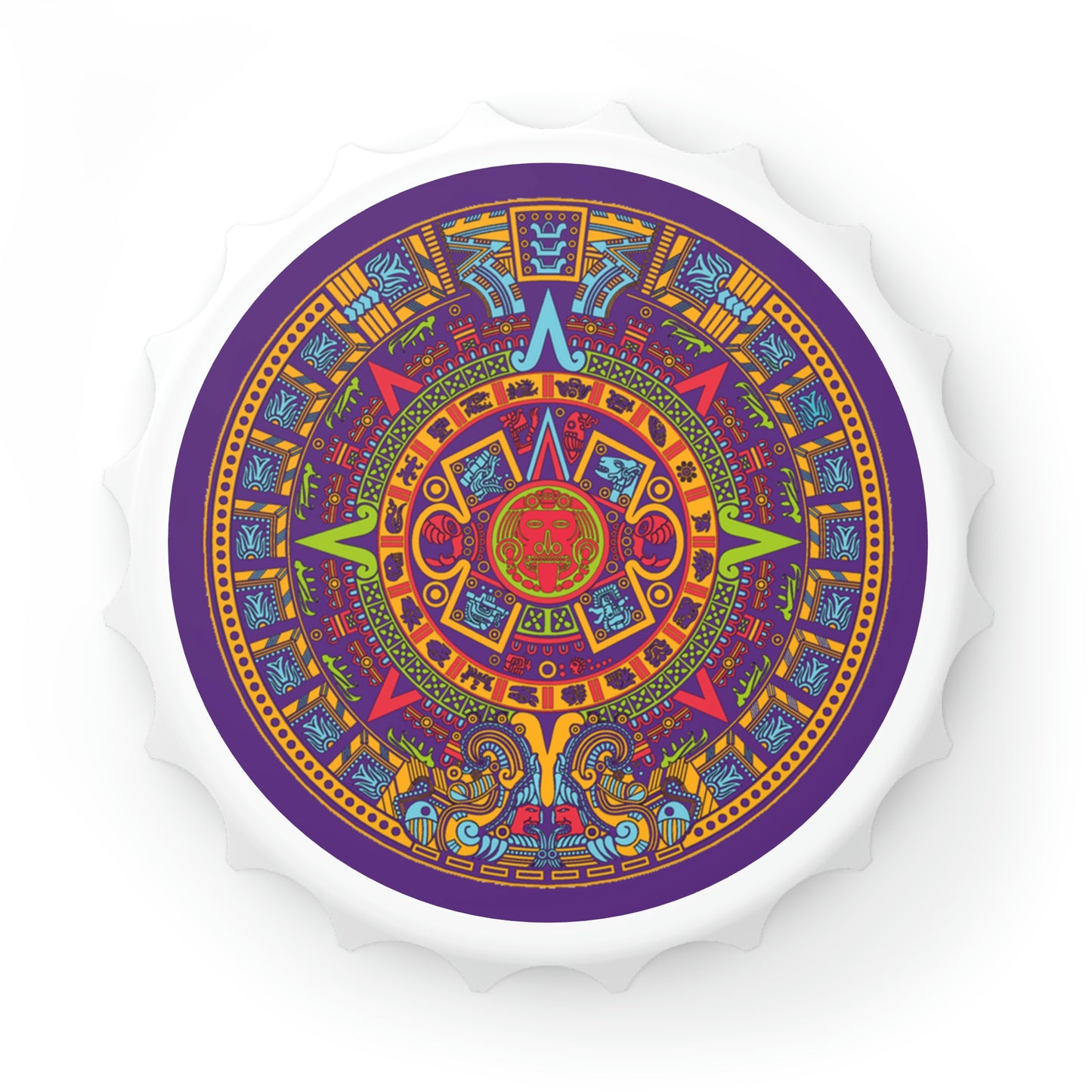 Aztec Calendar Bottle Opener