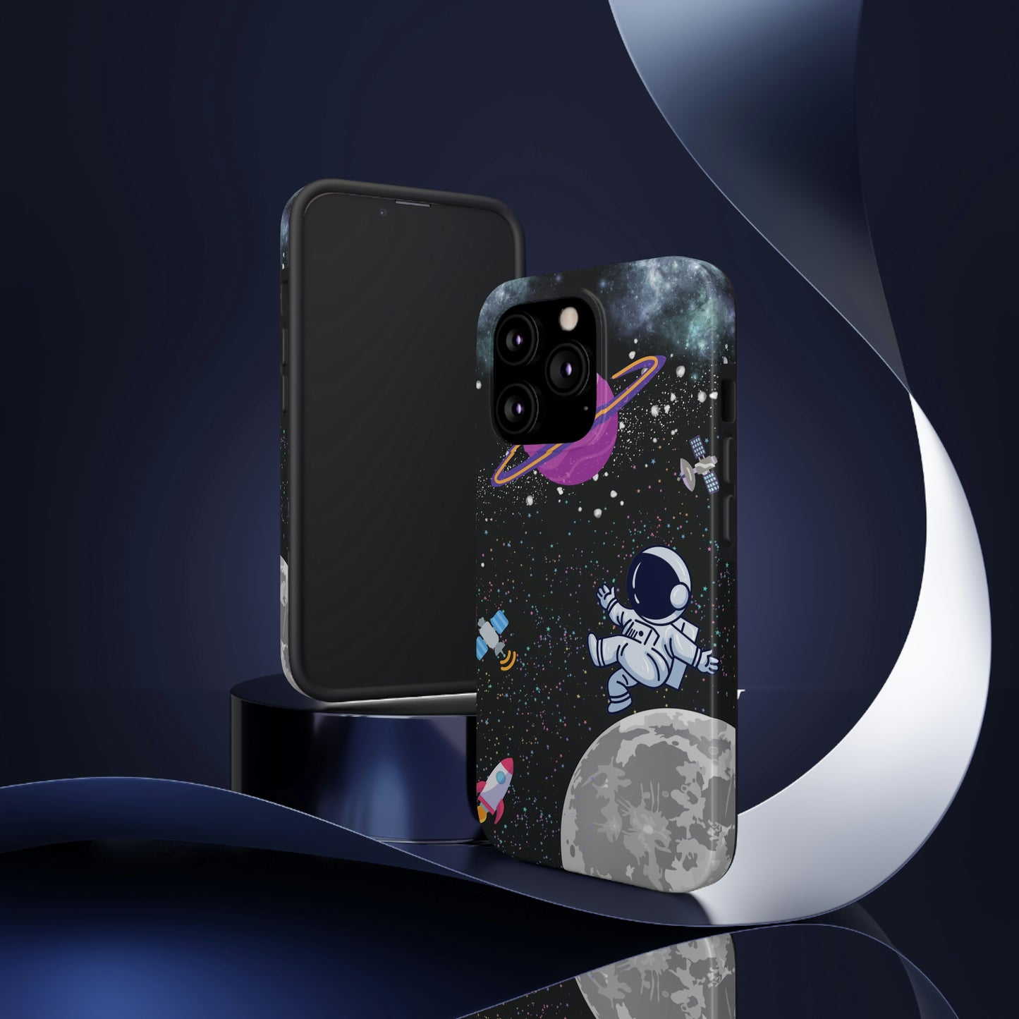 Black Modern Space Case