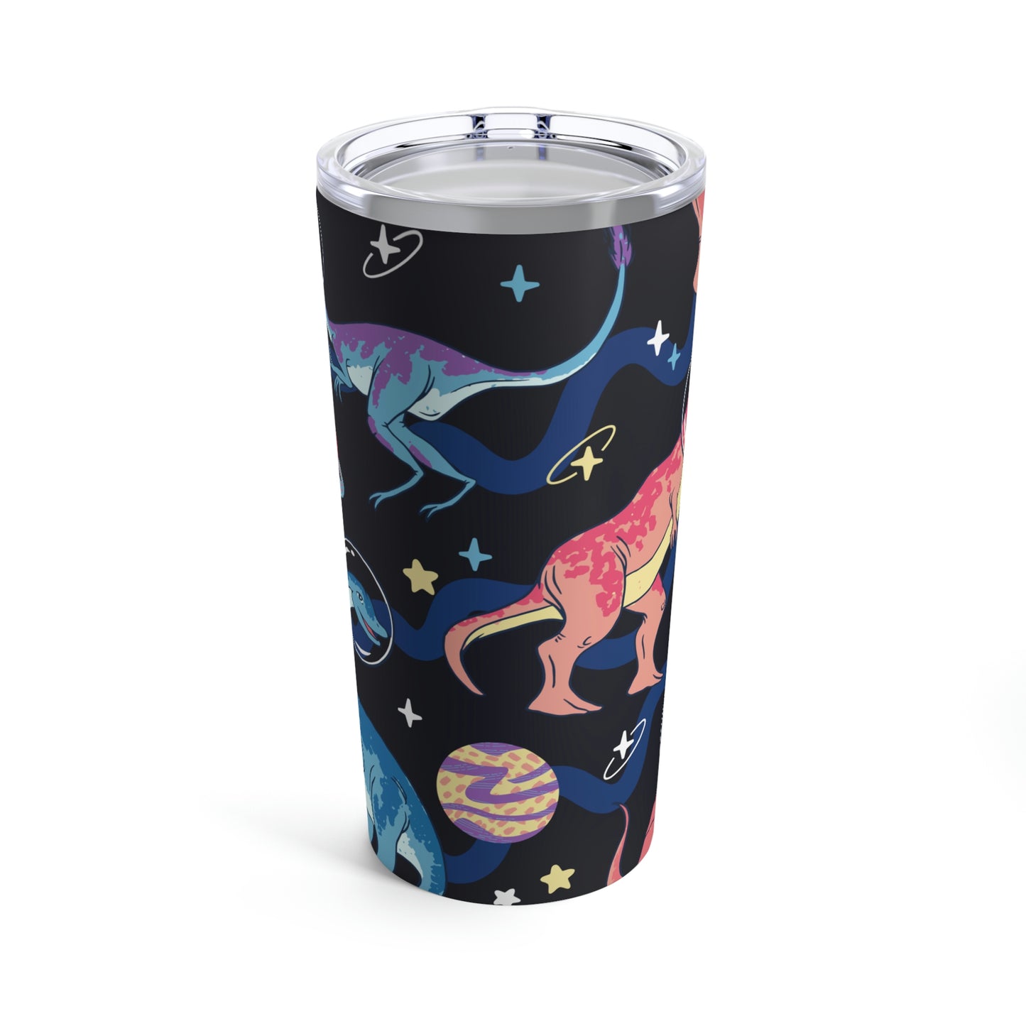 20oz Dinosaurs In Space Tumbler