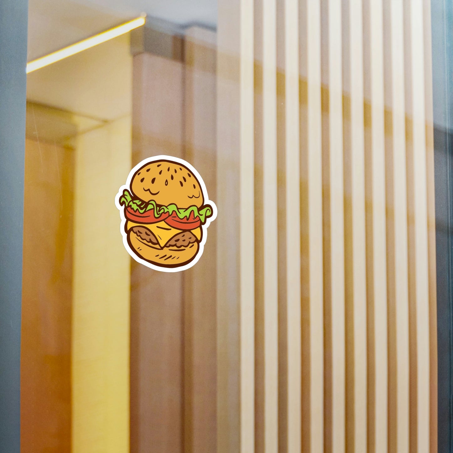 Burger Decal