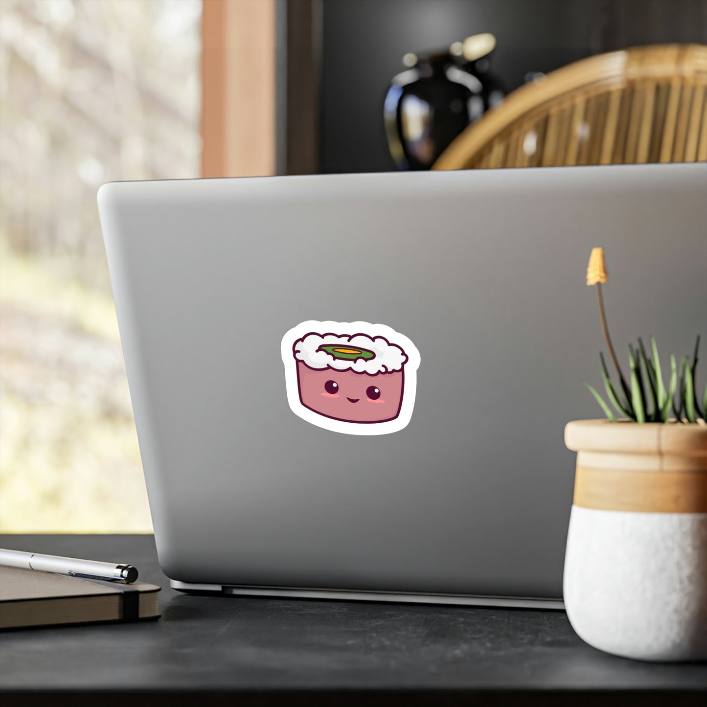 Kawaii Sushi Roll Decal