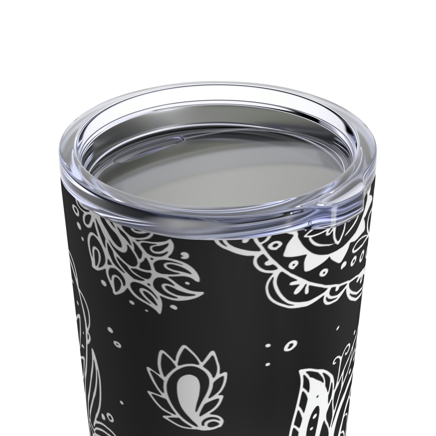 20oz Black Paisley Tumbler