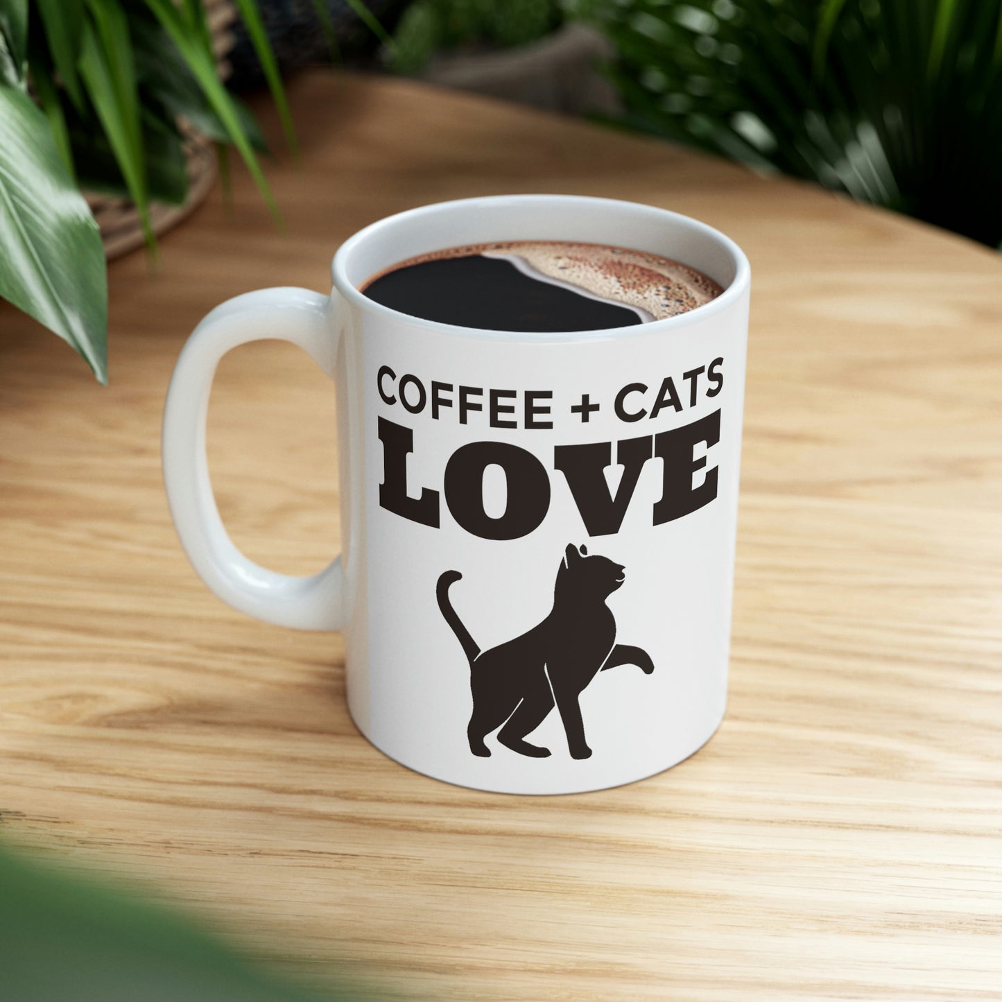 Coffee & Cats Love Mug