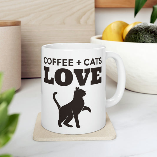 Coffee & Cats Love Mug