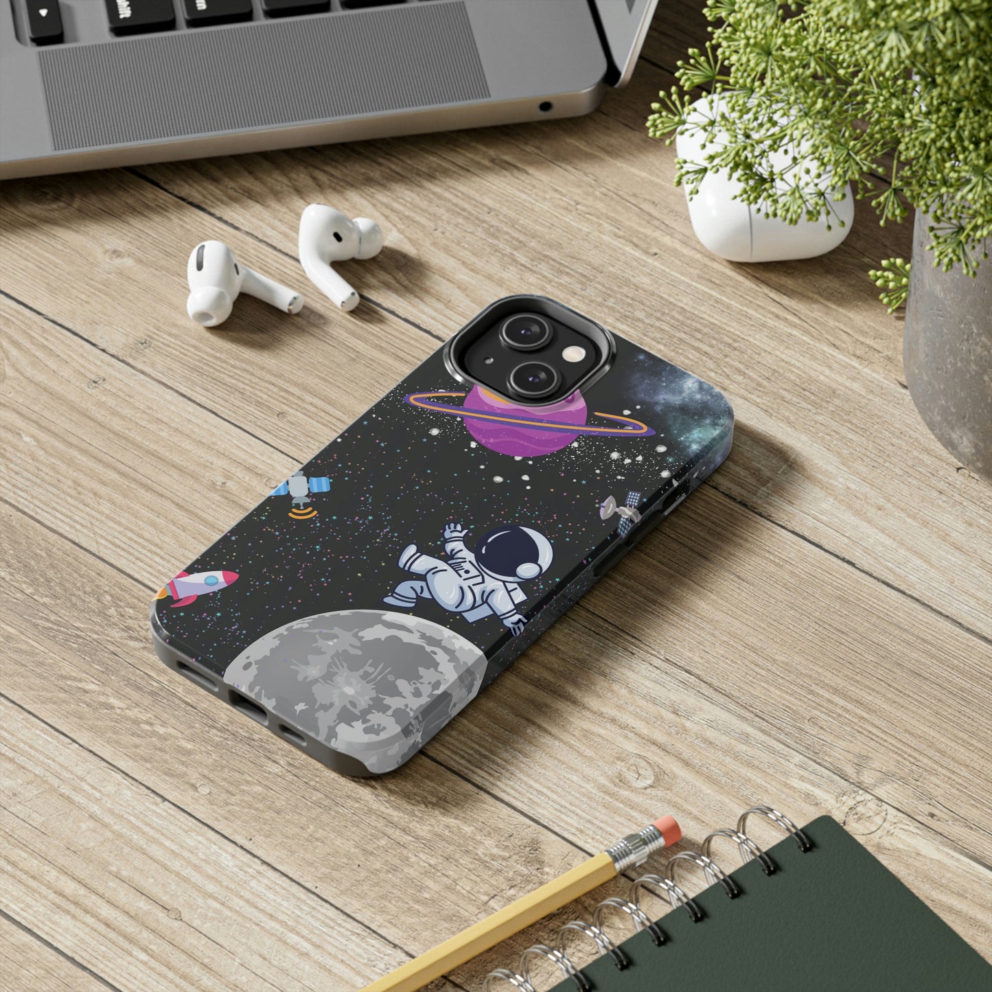 Black Modern Space Case