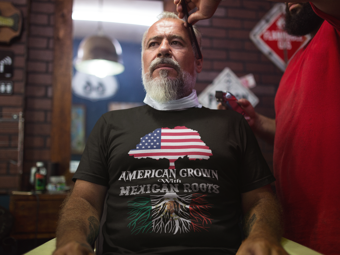 American Grown with Mexican Roots Tee