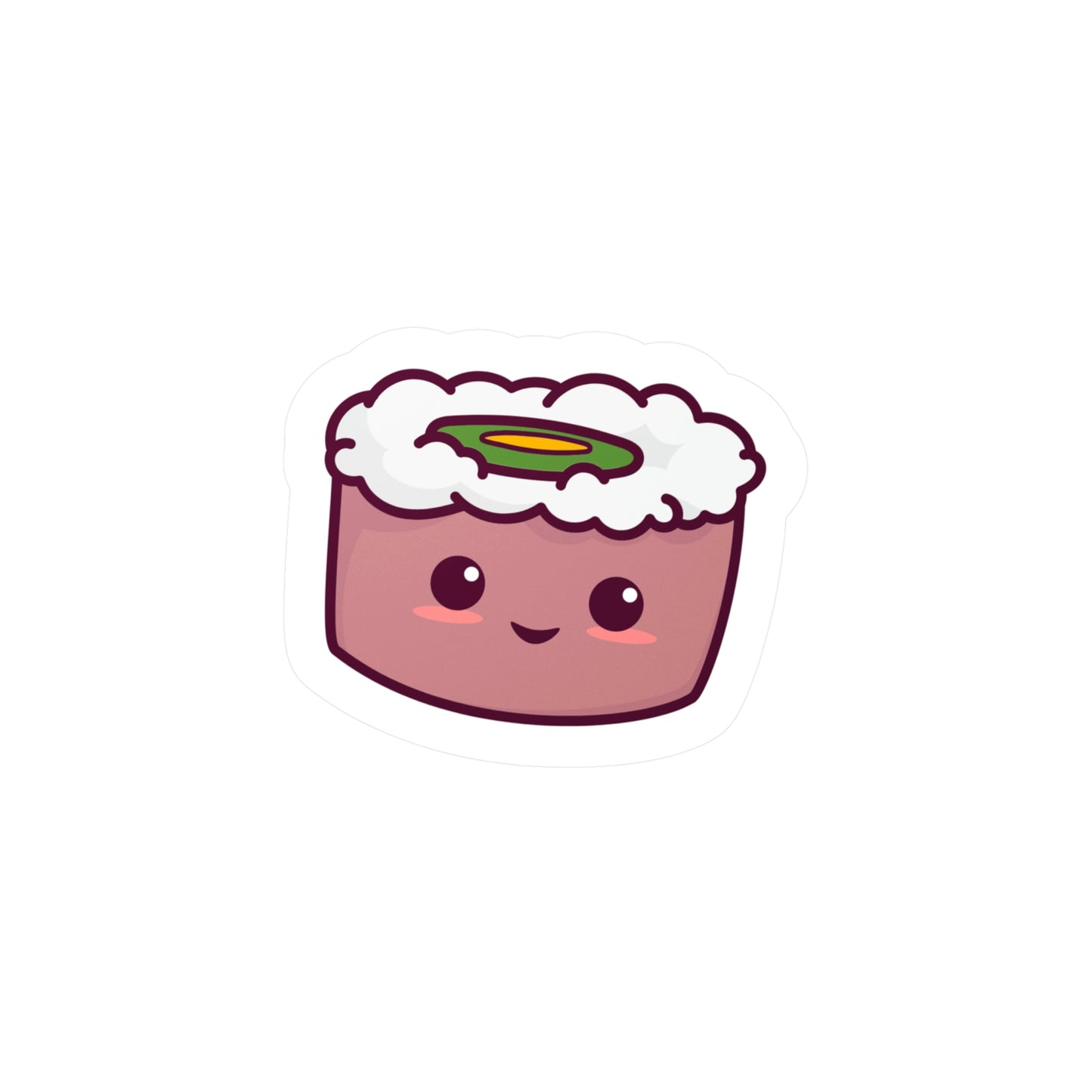 Kawaii Sushi Roll Decal