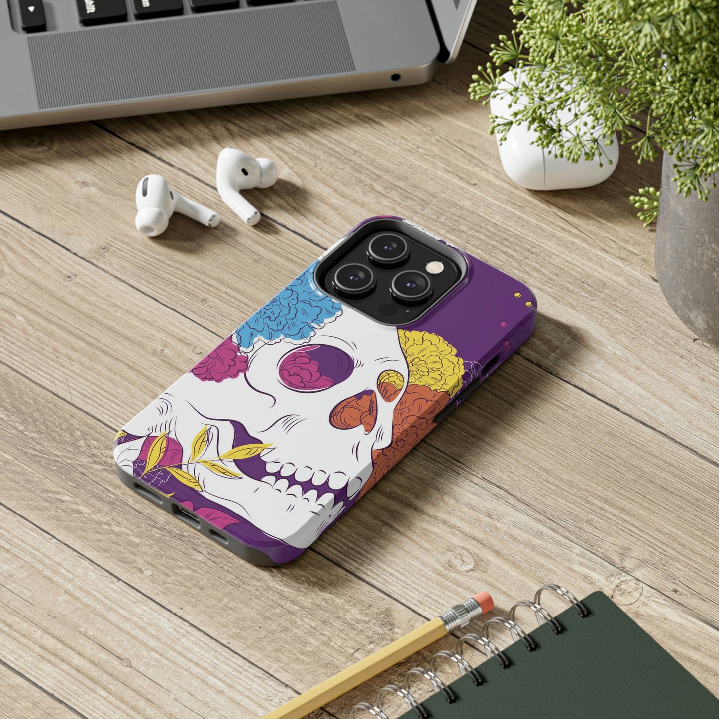 Flowers & Skulls Case v.1